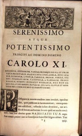Samuelis Pufendorfi commentariorum de rebus Suecicis libri XXVI : ab expeditione Gustavi Adolfi regis in Germaniam ad abdicationem usque Christinae