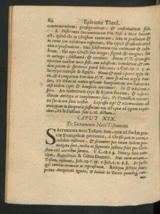 Caput XIX. De Sacramentis Novi Testamenti.