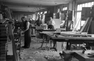 Berlin: Möbelwerkstatt Adam: Tischlerwerkstatt (Gesamtansicht)