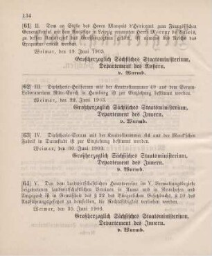 62. Ministerialbekanntmachung, betreffend Einziehung von Diphtherie-Serum