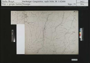 Nassau, Reichenau, Hermsdorf, Holzhau, Deutschgeorgenthal, Wendischgeorgenthal [Ceský Jiretin], Rechenberg, Neuwernsdorf, Cämmerswalde, Clausnitz