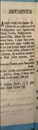 Ambitionis puerilis Poena : in scenam data a Rudimentis Monacensibus B. M. Aprili a. 1763 ; [Periocha]