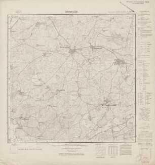 2848 Gerswalde, Meßtischblatt (4cm - Karte)