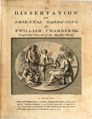 Dissertation sur le jardinage de l'Orient