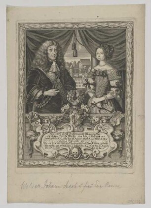 Bildnis des Jacob Welser und der Eva Rosina