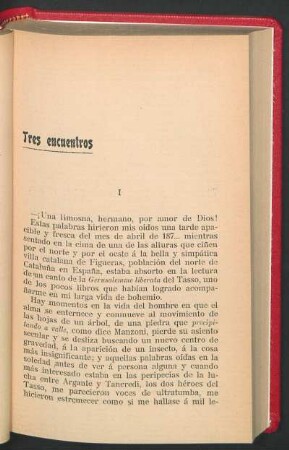 Tres encuentros