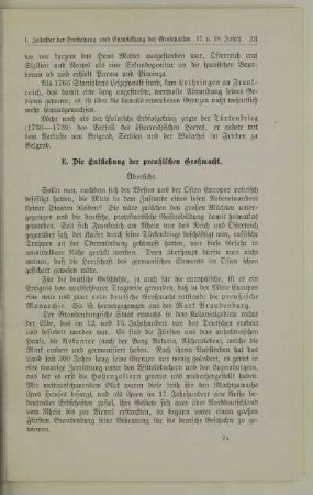 E. Die Entstehung der preußischen Großmacht