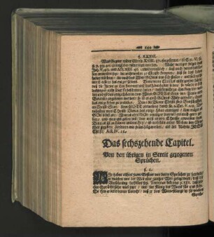 Das sechszehende Capitel.