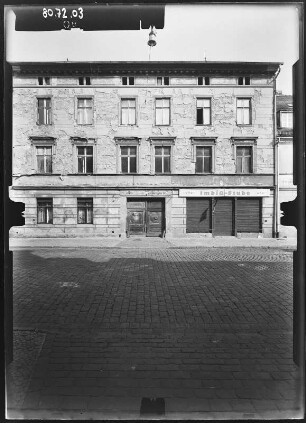 Potsdam. Jägerstraße 36. Wohnhaus mit Laden (Imbiß-Stube). Straßenfront