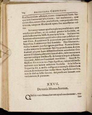 XVII. = Der XXVII. Artickel. - XXIIX. = Der XXIIX. Artickel.