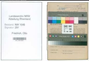 Entnazifizierung Otto Friedrich , geb. 24.10.1901 (Stadtarbeiter)
