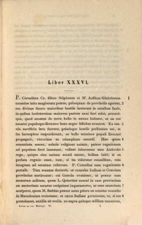 Titi Livii historiarum Romanarum libri qui supersunt, 3,2. Libros a tricesimo sexto ad quadragesimum continens