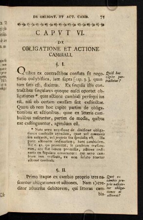 75-99, Caput VI.