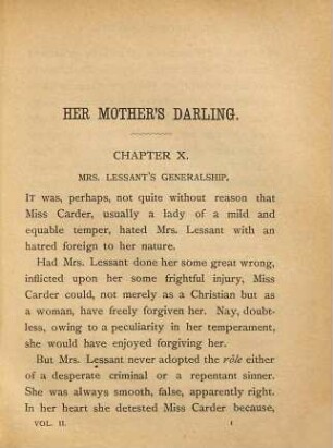 Her mother's darling : a novel ; in three volumes, 2