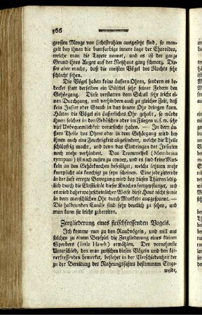 Zergliederung eines fleischfressenden Vogels.