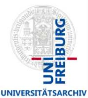 Universitätsarchiv der Albert-Ludwigs-Universität Freiburg