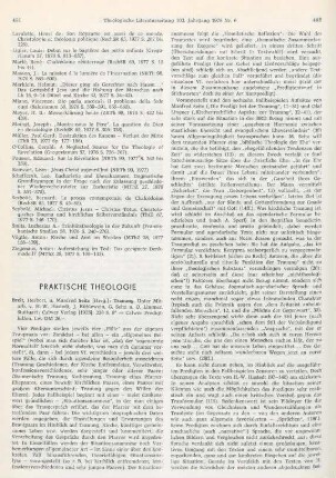 Praktische Theologie