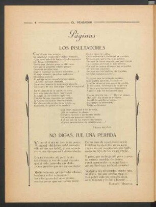 Páginas líricas