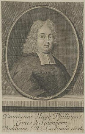 Bildnis von Damianus Hugo Philippus von Schönborn