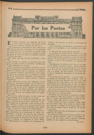 Por los poetas