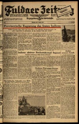 Ausgabe vom Montag, den 05. Juli 1943.