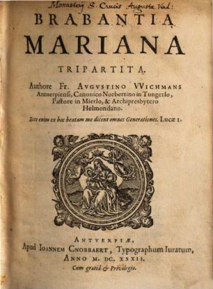 Brabantia Mariana tripartita