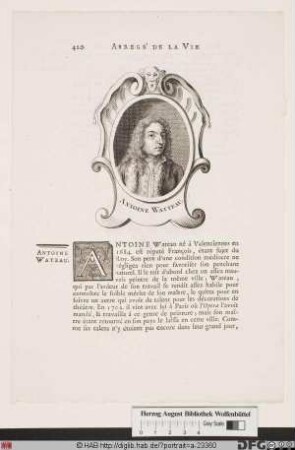 Bildnis (Jean) Antoine Watteau