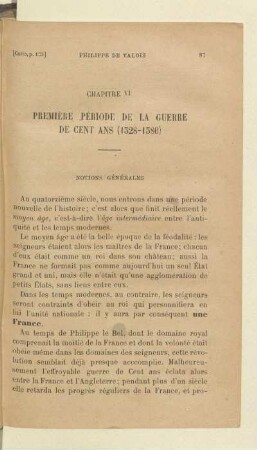Premiére période de la guerre de cent ans (1328 - 1380)