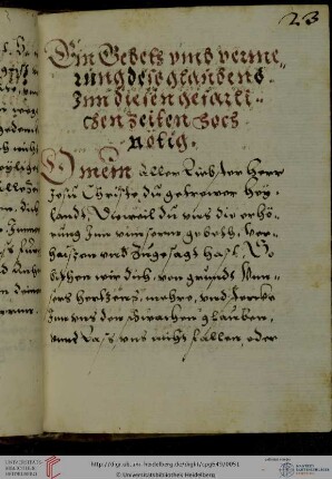 Gebete um Vermehrung des Glaubens