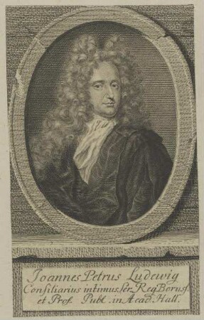 Bildnis des Joannes Petrus Ludewig