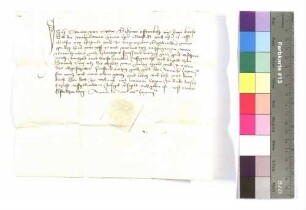 Symon von Stetten: Schuld; Siegel: Symon von Stetten.