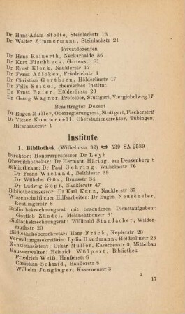 17-26, Institute