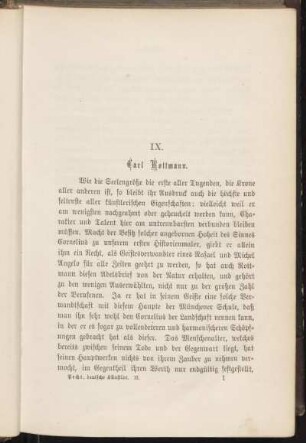 IX. Carl Rottmann.