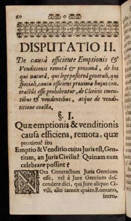 60-220, Disputatio II.