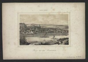 Ansicht von Pirna, Lithographie, nach 1850? : Pirna. Sächs. Schweiz / Naturzeichnung von Gustav Täubert. Lith. v. Williard. Druck v. F. Franke.. - Dresden : Täubert ; Dresden : Braunsdorf , [nach 1850?]. - 1 Kunstbl. : Lithogr. ; 17 x 12 cm +++ Zählung oben Mitte: 3