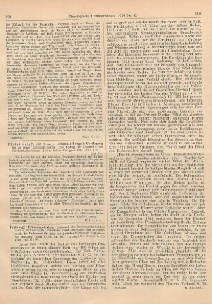 109-111 [Rezension] Freiburger Diözesan-Archiv. N. F., 24. Bd