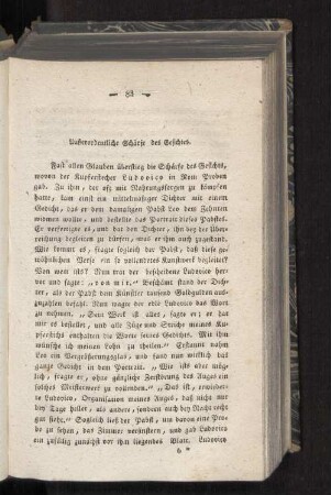 Außerordentliche Schärfe des Gesichtes.