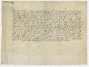 Die Ratsmannen Dionisius Bredekow Statius Borcholth beurkunden den Übergang einer Ratsrente.