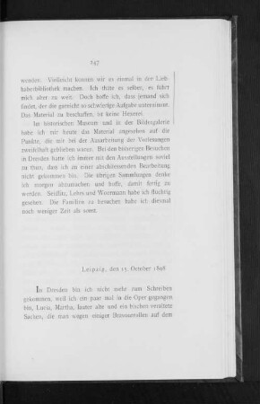 Leipzig, den 15. October 1898