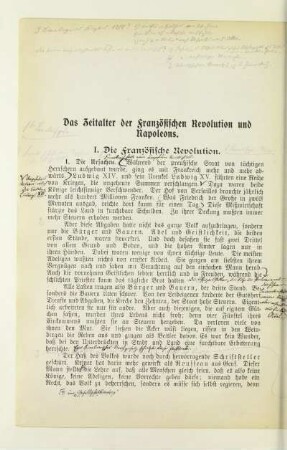 Das Zeitalter der Französischen Revolution und Napoleons