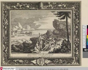 [Äskulap erweckt Hippolyt zum Leben. Illustration zu Ovid, Metamorphosen, L. II, Fab. 10]