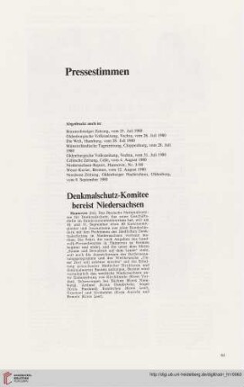 Pressestimmen