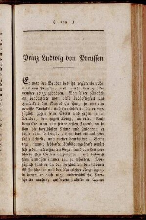 Prinz Ludwig von Preussen.