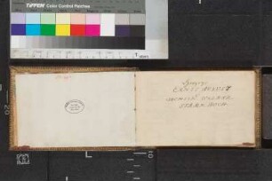 Notiz von Bibliothekar Kräuter
