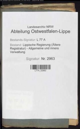 Grundstücksverkauf des Kolonen Rüter Nr. 10 zu Greste an den Kolon Voß Nr. 4 zu Greste
