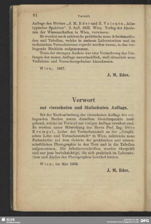 Vorwort zur vierzehnten und fünfzehnten Auflage