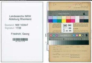 Entnazifizierung Georg Friedrich , geb. 02.10.1896 (Lehrer)
