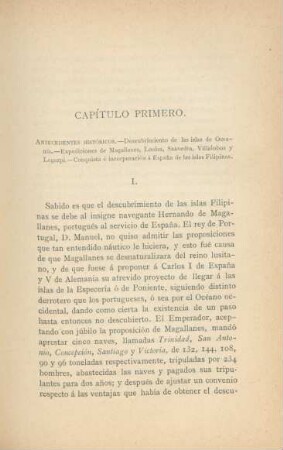 Capítulo primero. Antecedentes históricos ...