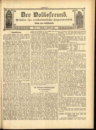 Ausgabe vom Sonntag, den 07. Februar 1909.