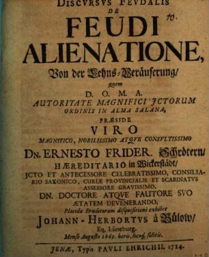 De feudi alienatione